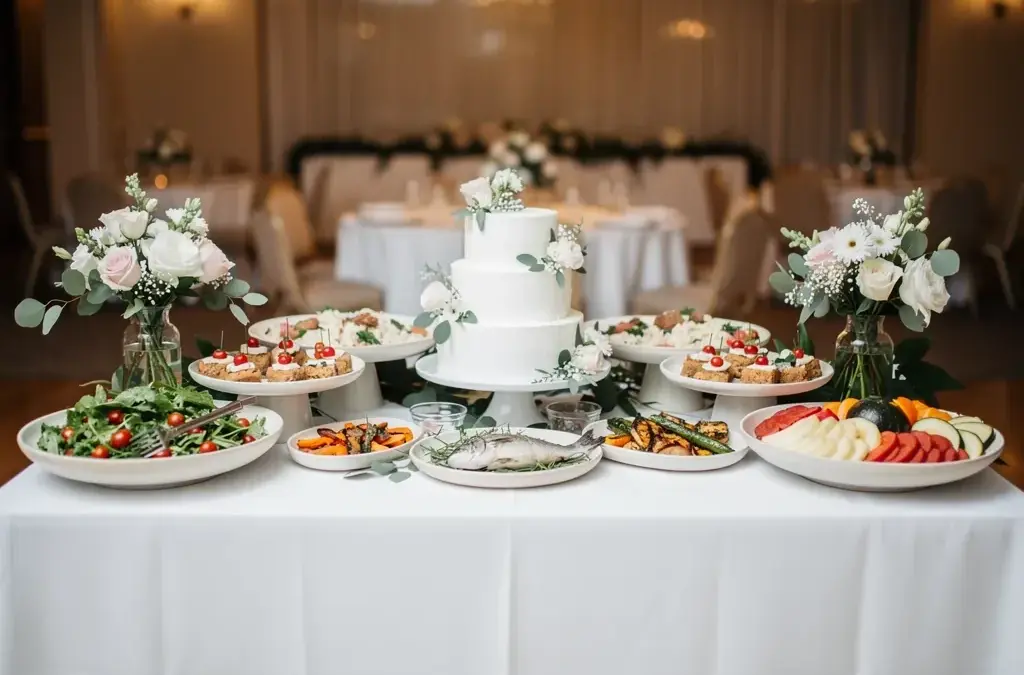Illustration zum Thema Catering Hochzeit