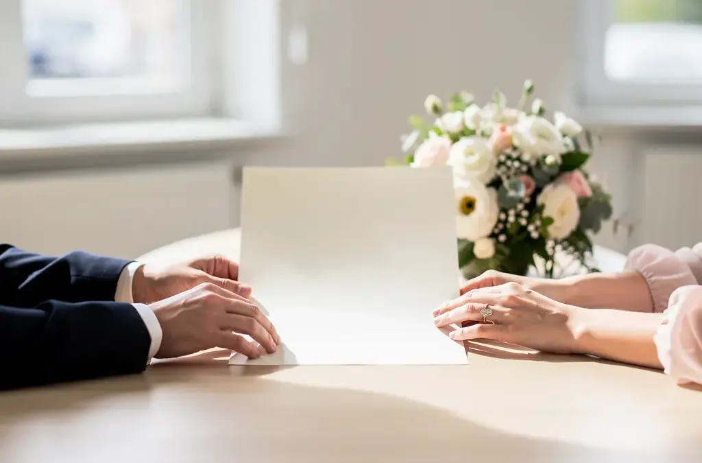 Eheanmeldung beim Standesamt: Schritt für Schritt zur Heiratsurkunde