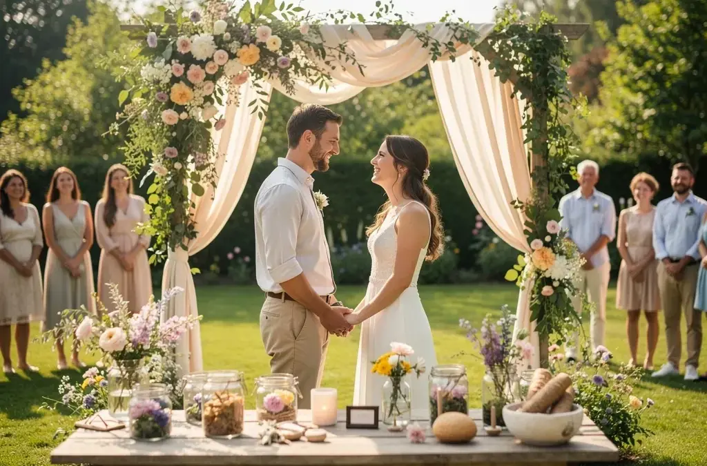 Beispielbild für kreative Hochzeiten mit kostenloser Eheschließung und DIY-Elementen