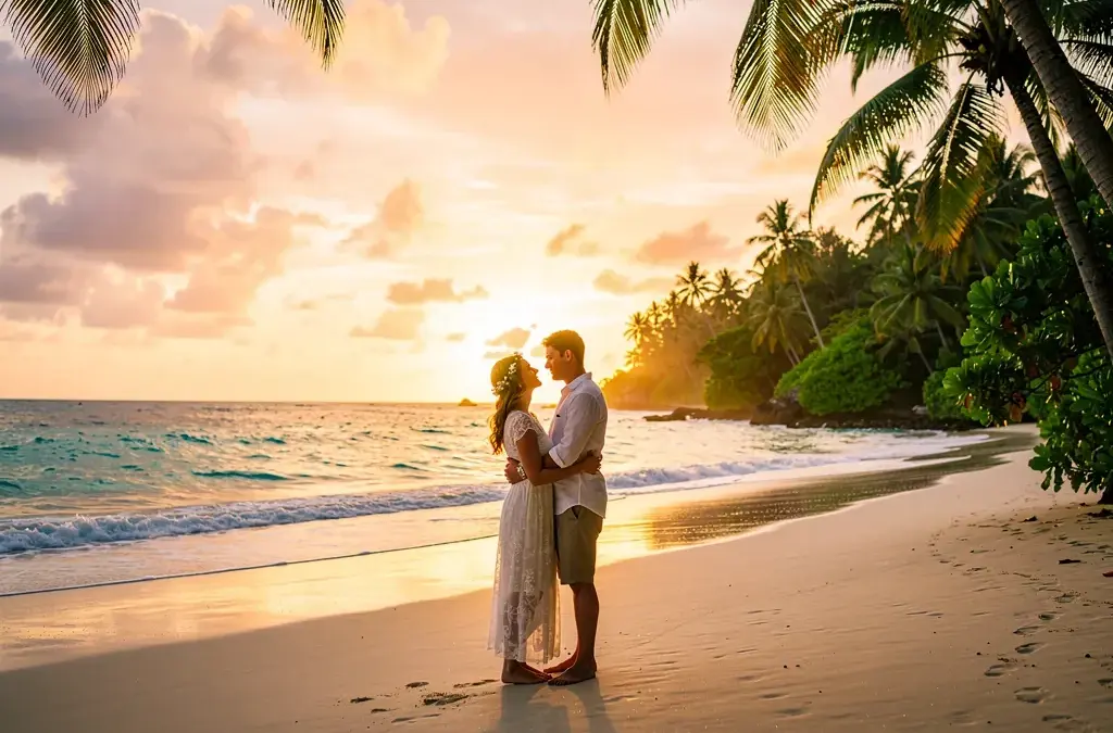 Exotische Flitterwochen in unentdeckten Paradiesen für romantische Abenteuer