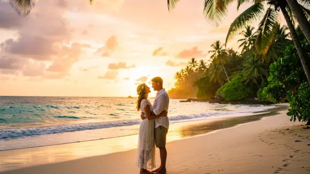 Exotische Flitterwochen in unentdeckten Paradiesen für romantische Abenteuer