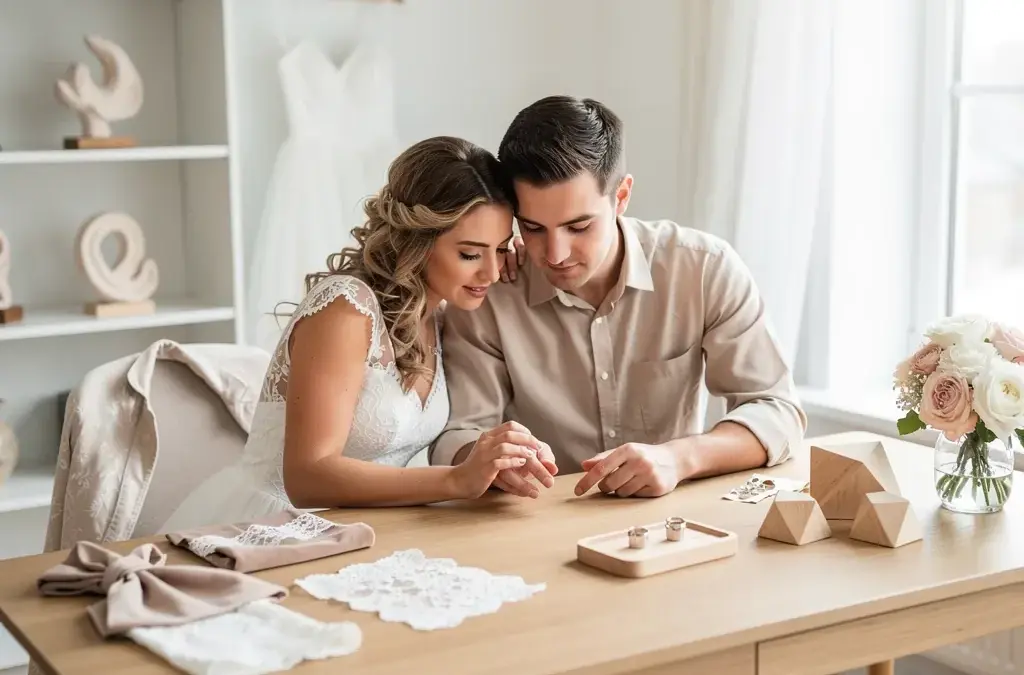 Illustration zum Thema Heiratstermin online