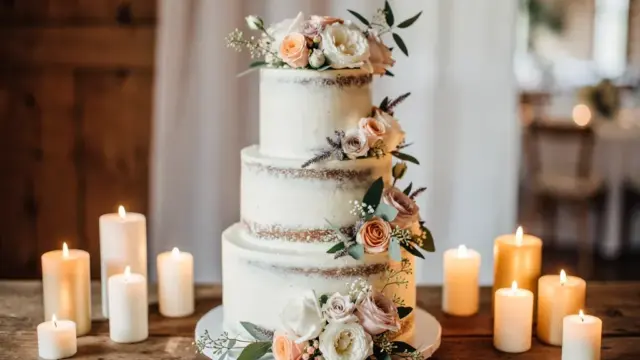 Hochzeitstorte Trends 2026: elegante Semi Naked Cakes und minimalistische Designs