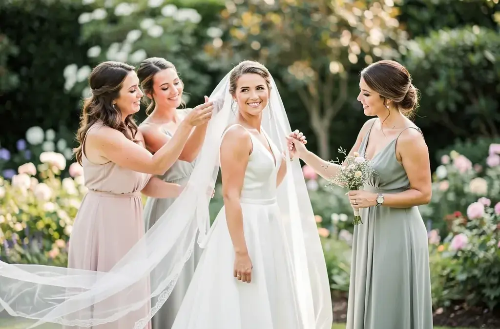 Trauzeugen und Brautjungfern unterstützen Brautpaar bei Planung und Feier der Hochzeit