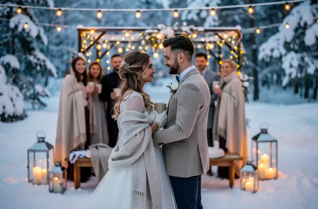 Tipps zur Planung einer stimmungsvollen Winterhochzeit mit Fokus auf Haare und Make-up
